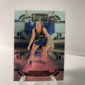 Panini Select Trading Card with Pink and Gold Accents